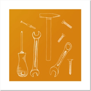 handyman tools Posters and Art